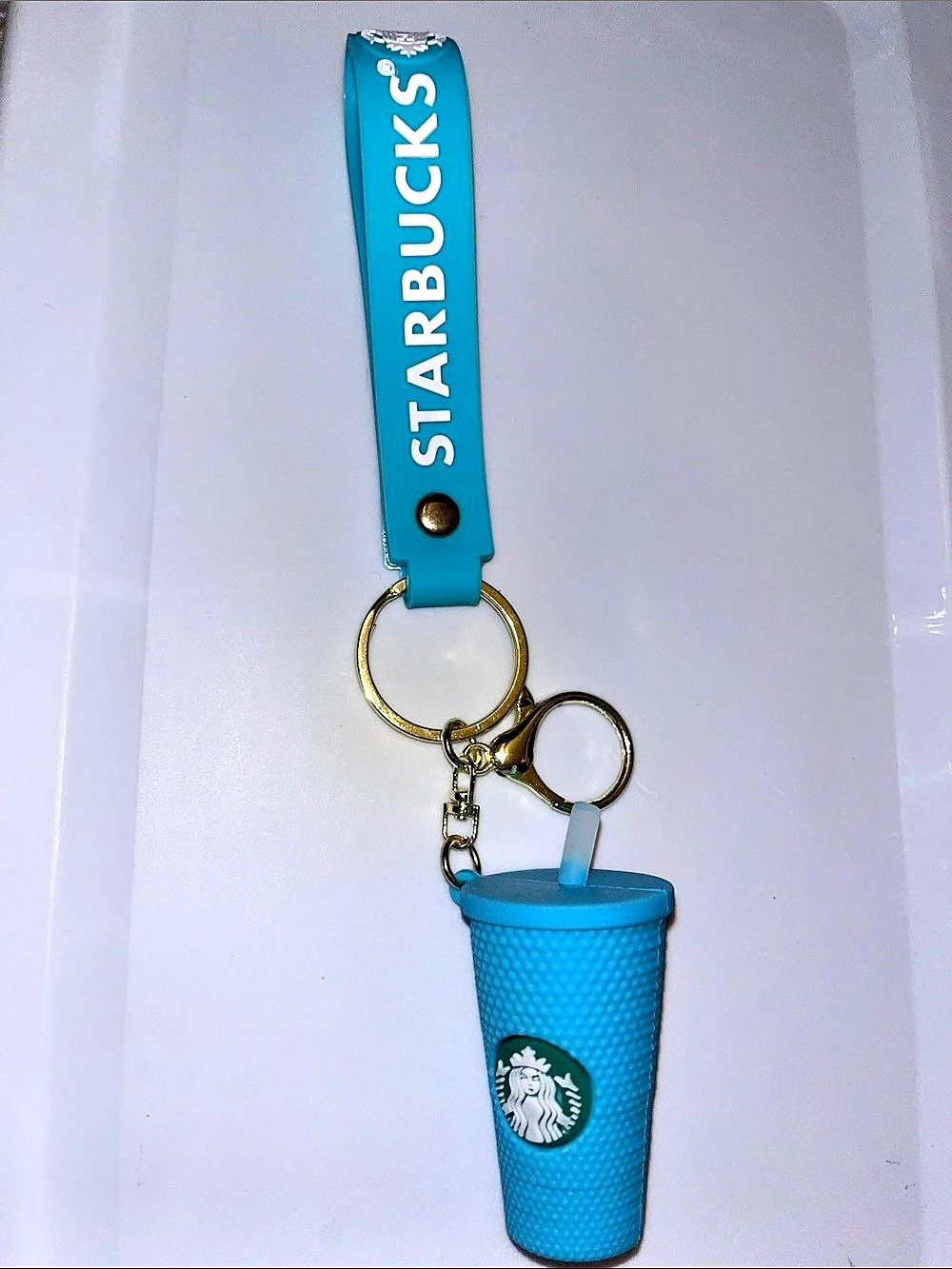 Blue Cold Cup Keychain - Picture 2 of 2